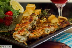 Rosemary Chicken Kebabs