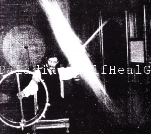 Nikola Tesla experimenting in his Houston Street Lab Nikola Tesla experimenting in his Houston Street Lab